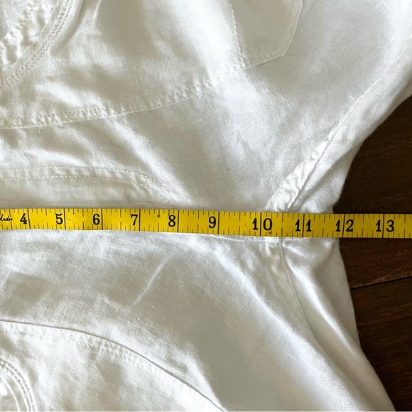 Pure White Linen Pants - Picture 7 of 10